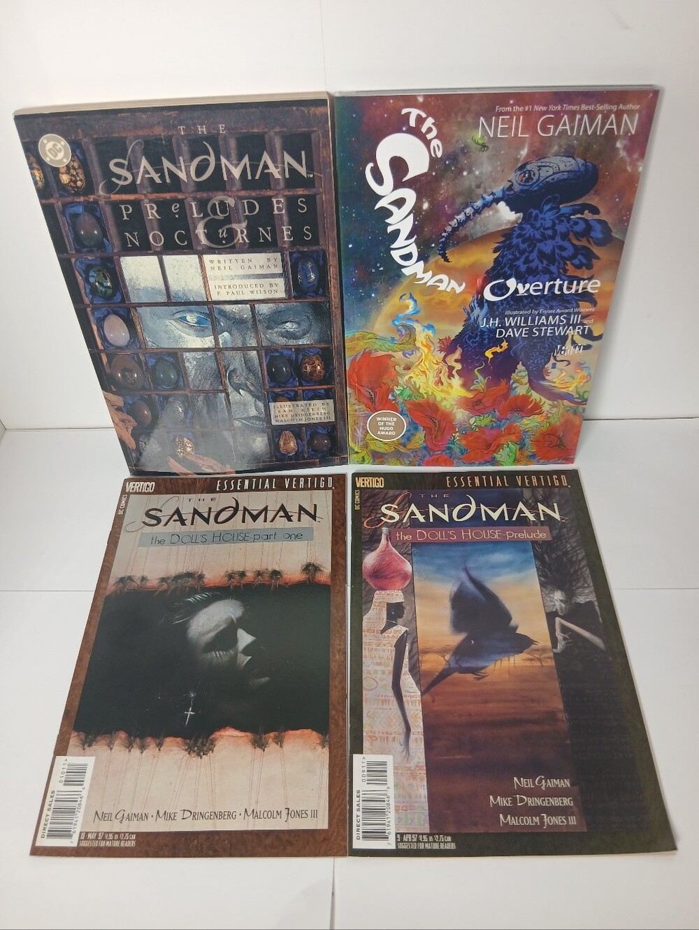 4 DC, The Sandman Comics, Neil Gaiman